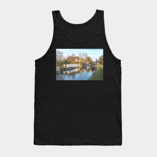 Narrowboats At Aldermaston Tank Top